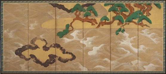 Vagues à Matsushima, période Edo